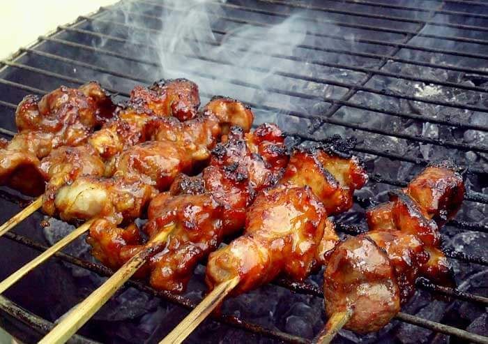 Proses Membakar Sate